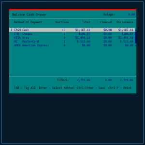 Sql - Cash Drawer