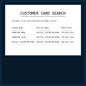 Sql - Mail Name Search